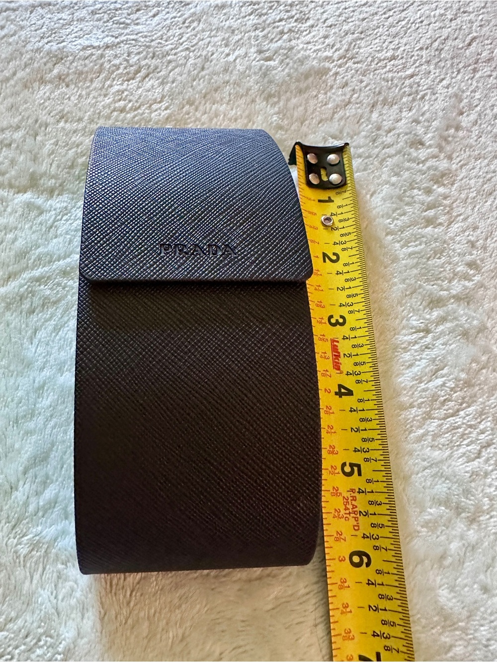 Prada Black Textured Eyewear Case - Picture 5 of 6